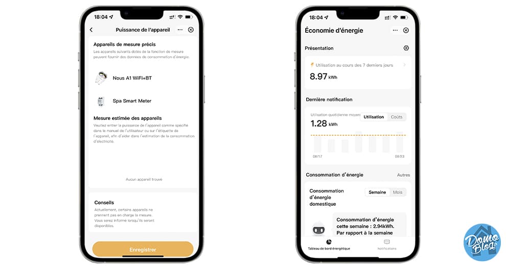 Prise connectée UE Elivco - Wattmètre, 16A, App Tuya & Smart Life