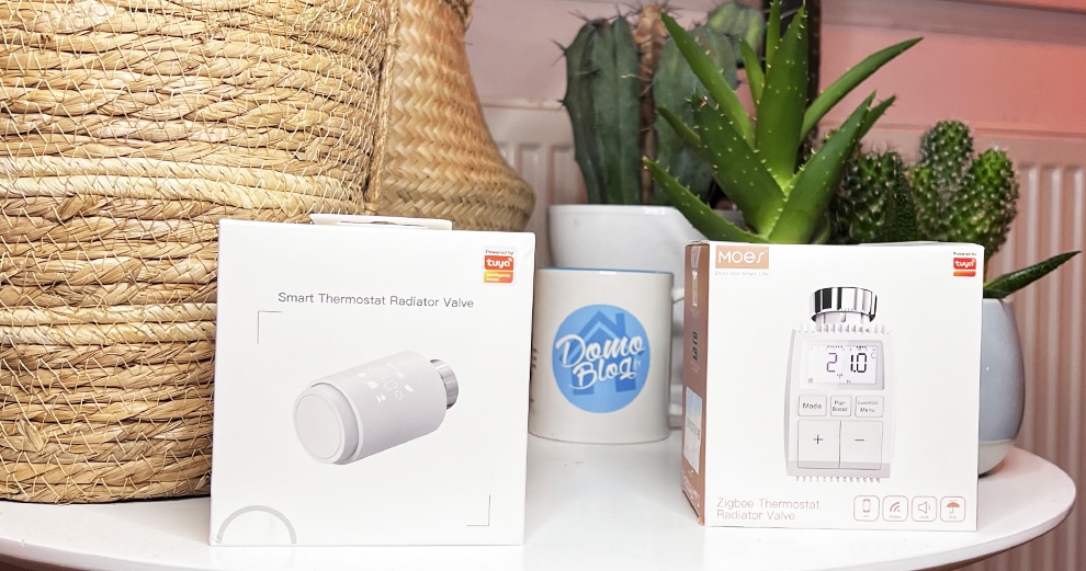 Tête thermostatique ZigBee pour radiateur à eau compatible Jeedom, Tuya  SmartLife et Lidl Home 