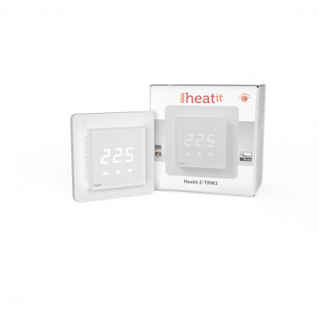 Heatit Controls - Thermostat Z-Wave+ Pour Plancher Chauffant Électrique 16A Z-Trm3