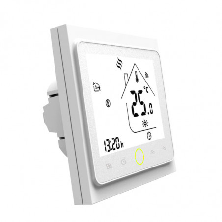 Moes - Thermostat Intelligent Zigbee Blanc Pour Plancher Chauffant Électrique 16A