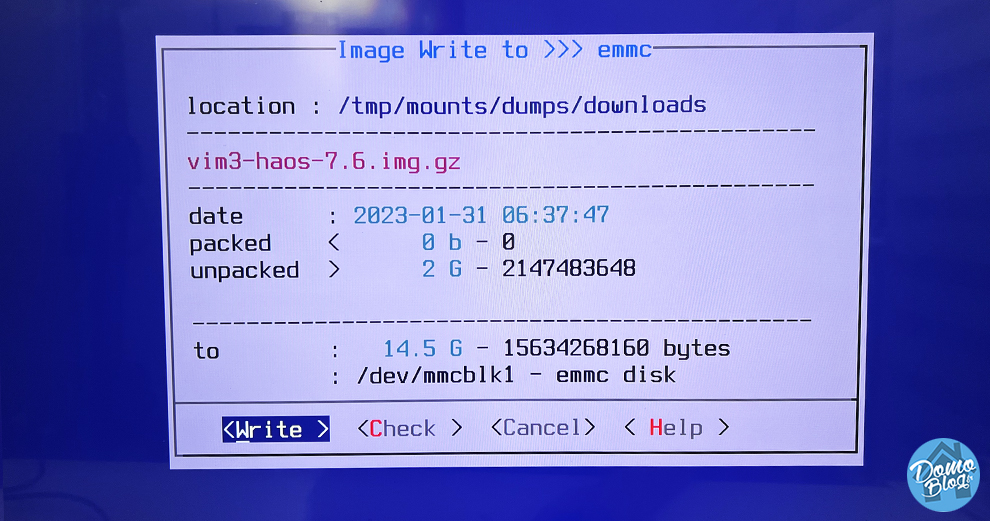 ecriture-image-haos-vim3-emmc-sd