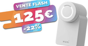 La serrure connectée Nuki 3.0 est à seulement 125€ (-22%)