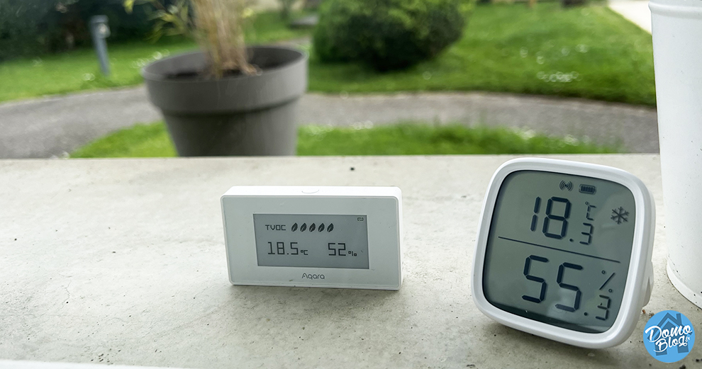 NOUS - Capteur de température et d'humidité LCD Zigbee 3.0 - NOUS