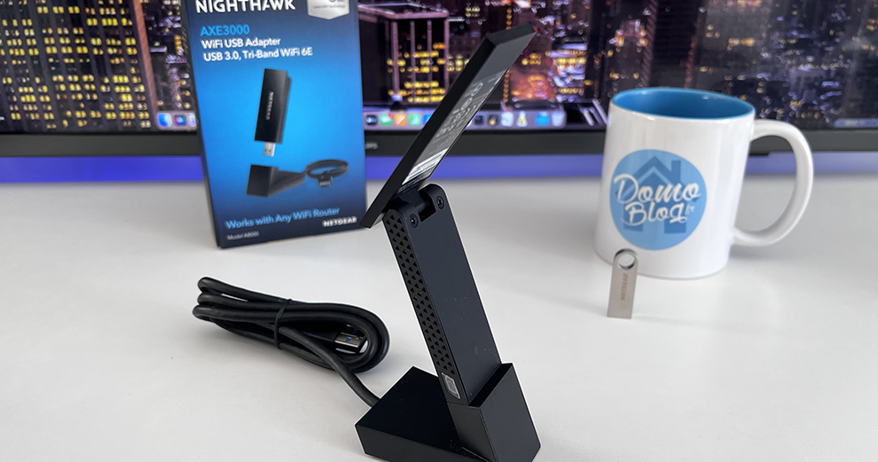Accélérez simplement la connexion de votre PC avec le dongle Wi-Fi 6E  Netgear Nighthawk AXE3000
