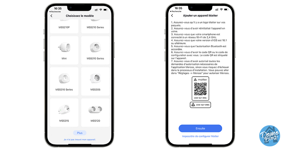 Meross Prise Connectée (Type E), 16A Prise Intel…