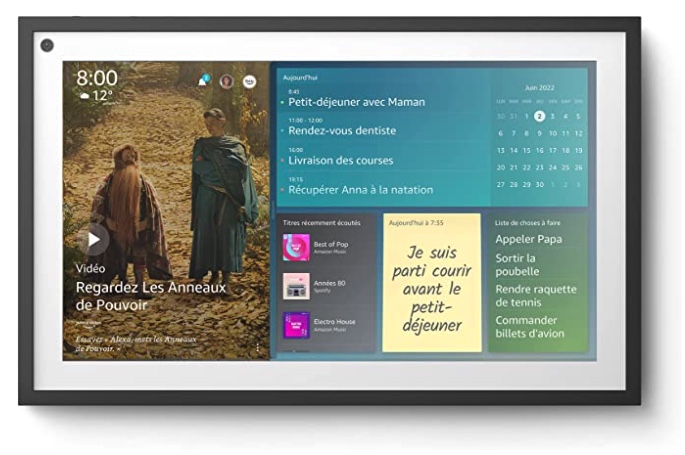 Echo Show 15 | Écran connecté Full HD 15,6" avec Alexa et Fire TV