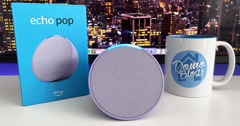 Echo Pop, Enceinte connectée compacte au son riche, avec Alexa