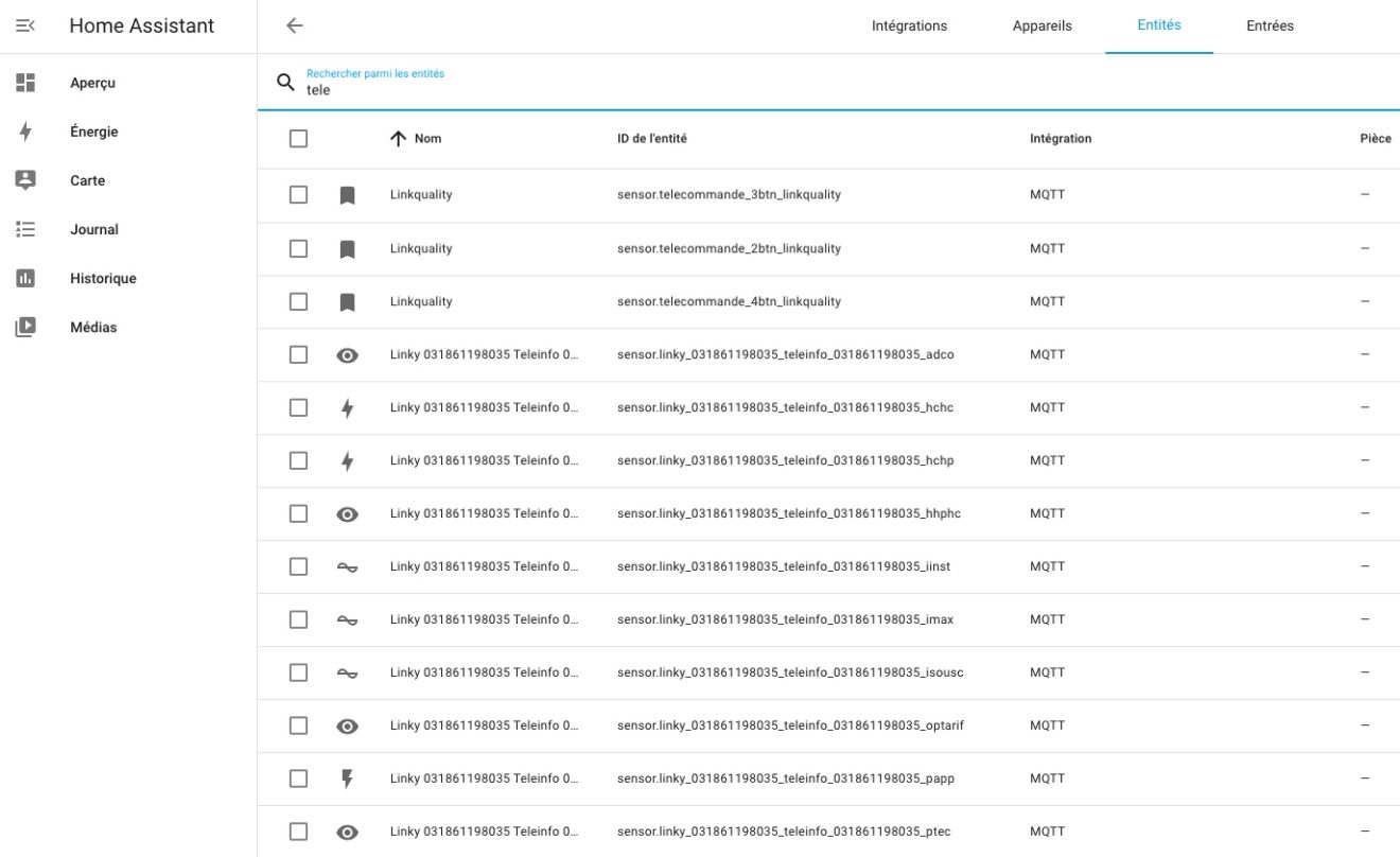 Connecter Linky TIC à MQTT via le LAN et suivre sa consommation dans la domotique Home Assistant