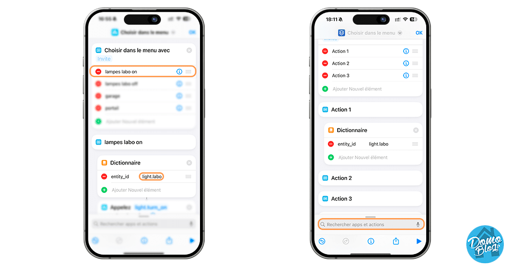 entite-lumiere-action-raccourcis-ios-home-assistant-entite-recherche-action-raccourcis-home-assistant