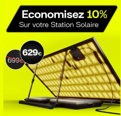 Station solaire Sunology Play en promotion