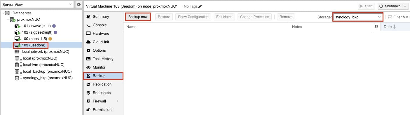 demarrer-backup-distant-vm-proxmox-nas-synology