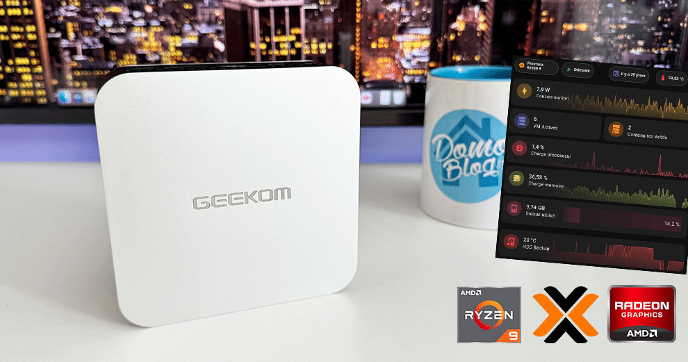 test-geekom-a8-nuc-mini-oc-ryzen9-radeom-proxmox-virtualisation-home-assistant-domotique