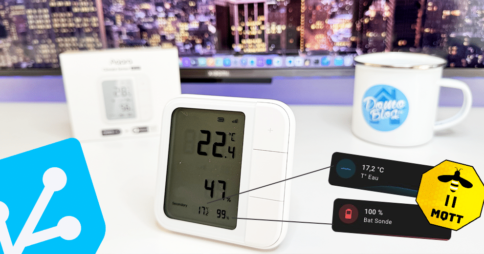 test-aqara-climate-sensor-w100-domotique-hoe-assistant-zigbee-thread-mqtt